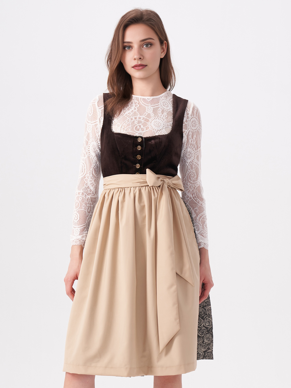 Dirndl Grün Samt