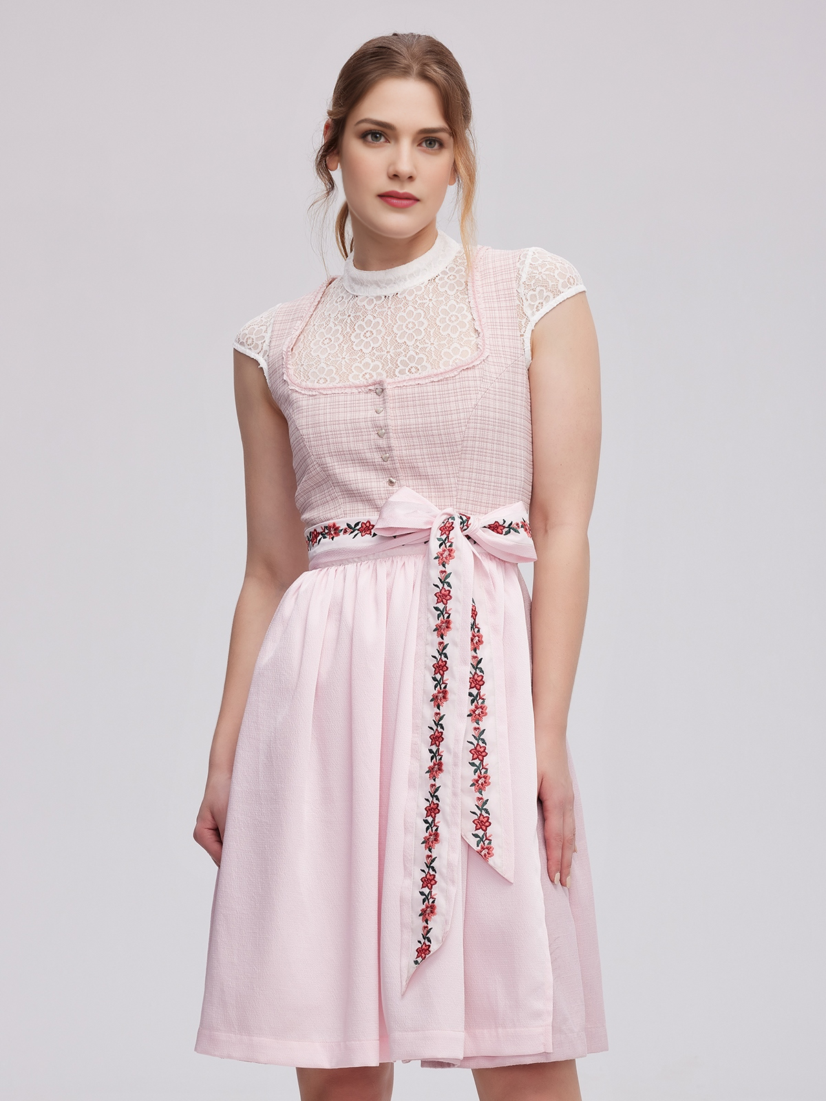 Trachtenjacke Damen Braun mit Dirndl