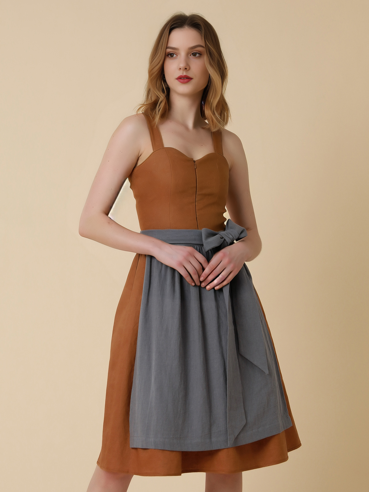 Ehreer Dirndl in Gelb